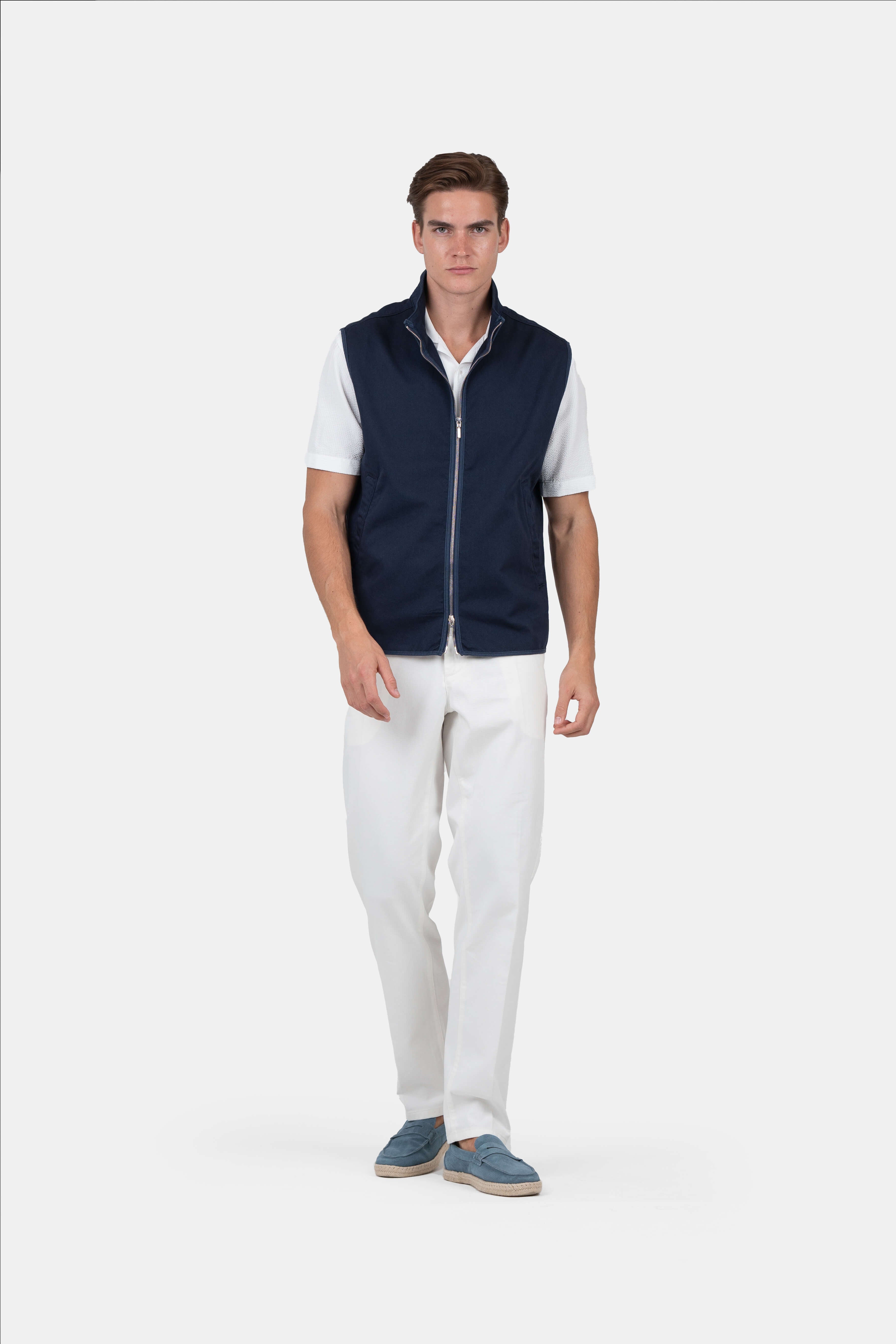 Zip Up Vest Navy | Skagen-clothing.dk